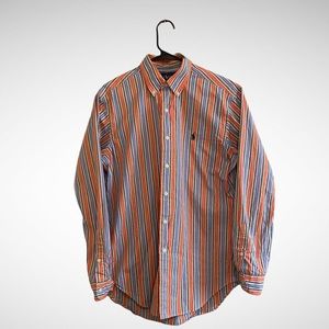 Ralph Lauren Classic Fit Stripped Button Up Men’s SZ S